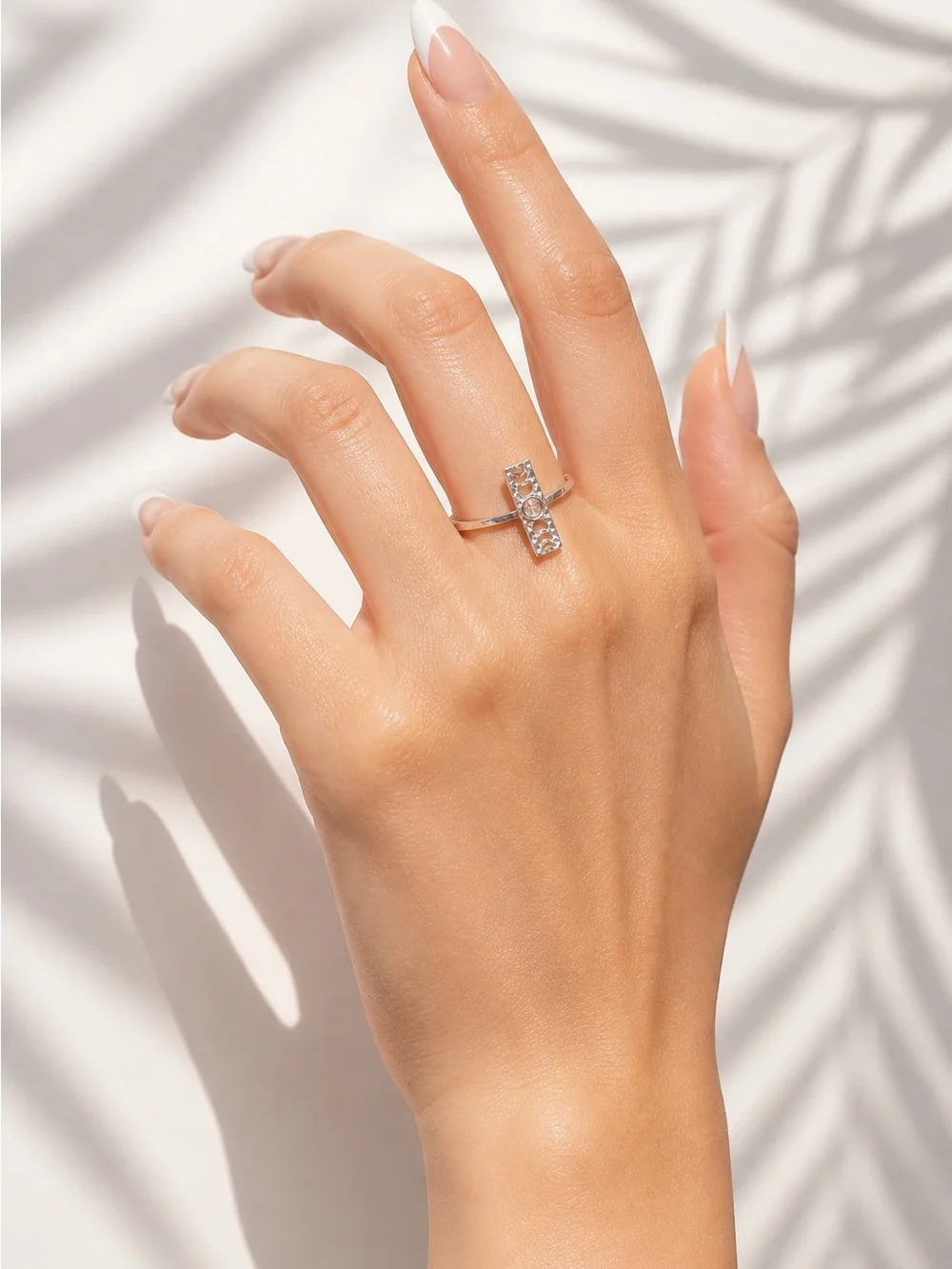 NEW! Phases of the Moon Rutilated Quartz Ring